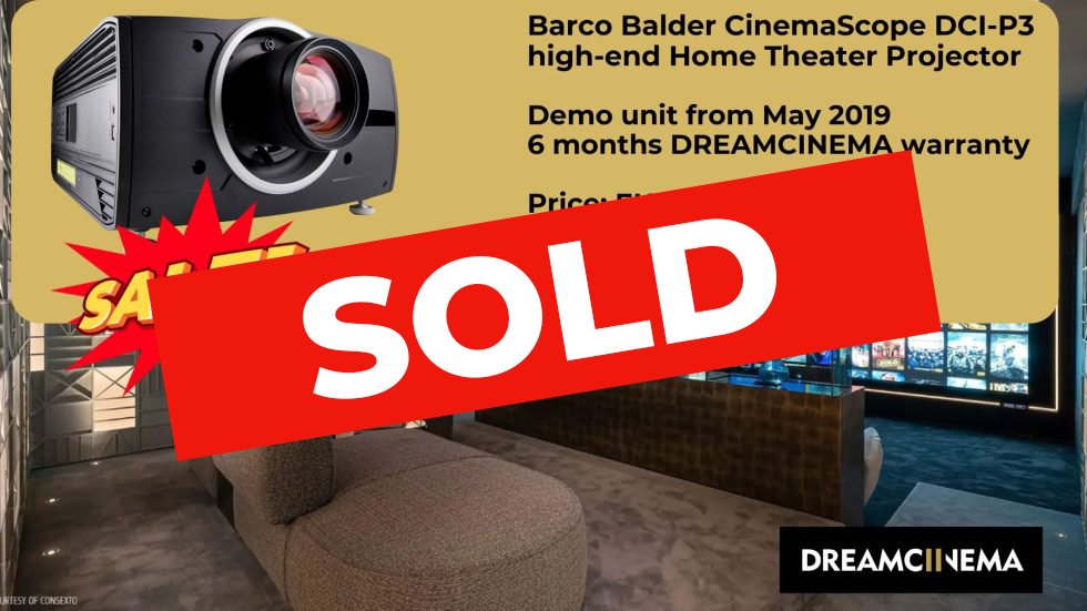 Barco Balder CinemaScope DCI P3 Home Theater Projector for sale